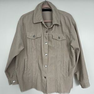 Oversized Corduroy Shacket
